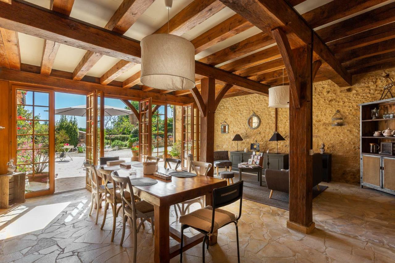 La Ferme De L'Embellie Gites Et Chambres D'Hotes Le Buisson-de-Cadouin Bagian luar foto